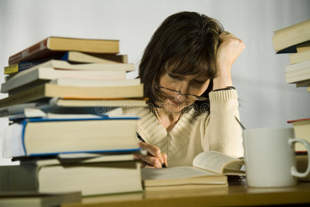 心甘情愿地系列脑力劳动系列照片