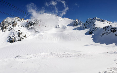 雪山全景