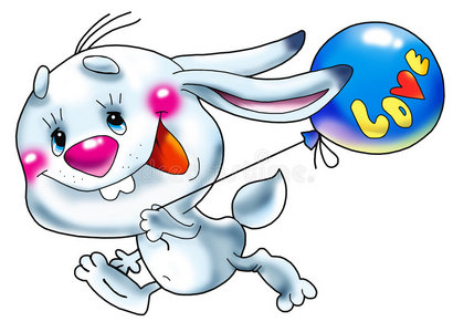 侧面跑的兔子图片-侧面跑的兔子素材-侧面跑的兔子插画-摄图新视界