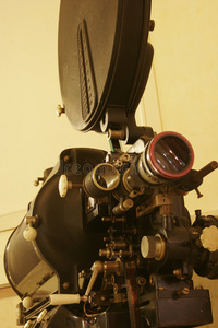 旧的35毫米电影放映机