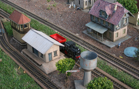 模型铁路场景图片