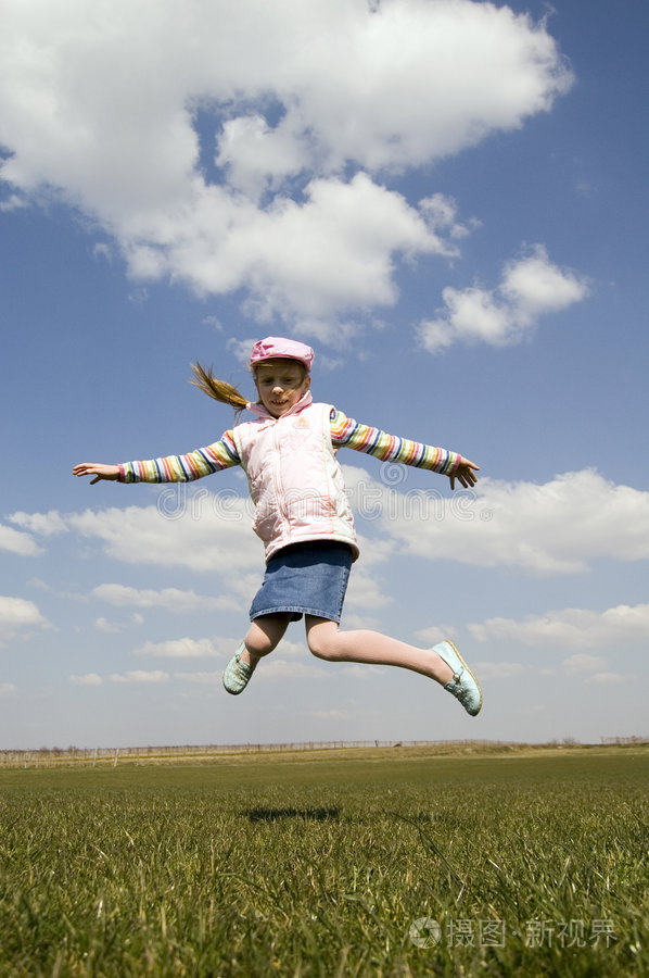跳跃女孩