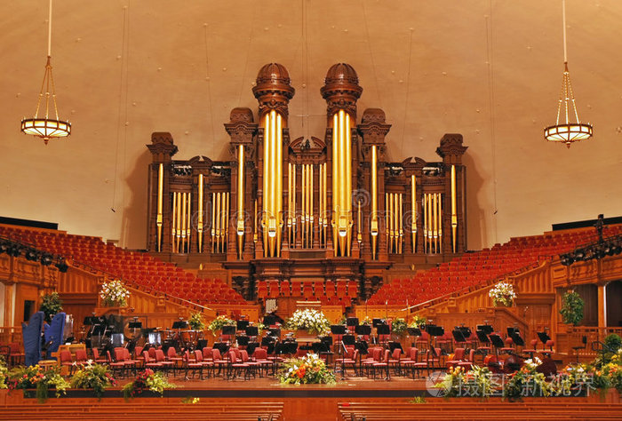 木制教堂风琴摩门教帐幕上的教堂风琴管圣米希尔(法国)-教堂唱诗班管