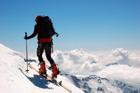 野外登山者