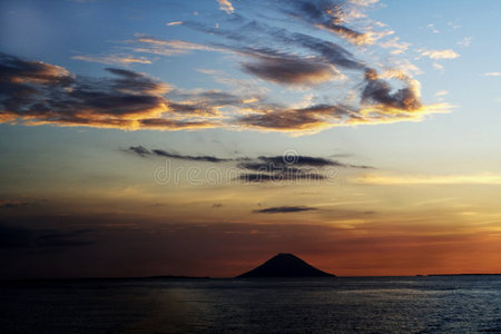 海上日落