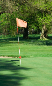 高尔夫旗帜图片
