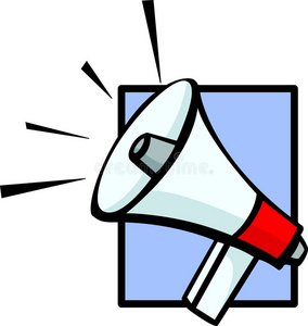 电子喇叭矢量图照片