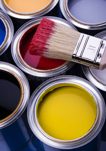 脑卒中蓝色油漆刷图片-脑卒中蓝色油漆刷素材-脑卒中蓝色油漆刷插画