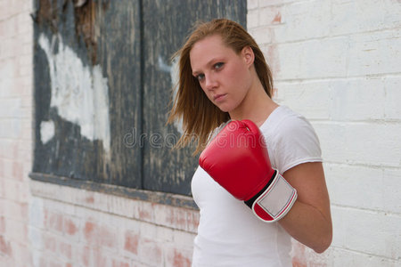 手套 运动 刺拳 拳击 女孩 保卫 权力 女人 防守 城市