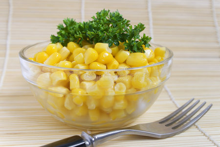 凉皮凉粉玉米沙拉照片