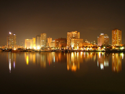 马尼拉夜景图片