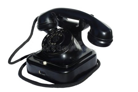 旧的黑色电话