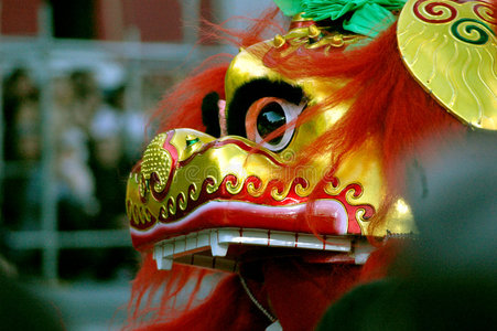 老鼠舞狮子狮子舞照片