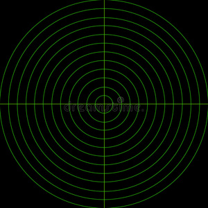 绿色雷达屏图片