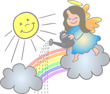 ip打造打造彩虹天使/eps照片