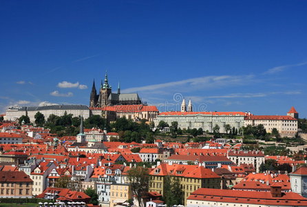 布拉格城堡景观