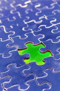 拼图中缺块照片