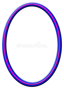 蓝粉色椭圆形框架图片