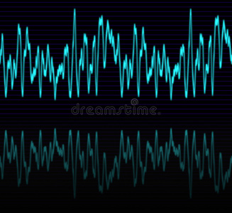 音频或声音正弦波