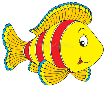 珊瑚鱼动物动物园字母表海报. 有眼睛的字母. 可爱的卡通人物集.