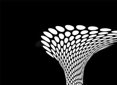反向半色调漏斗照片