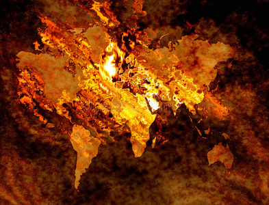 世界地图网格图片