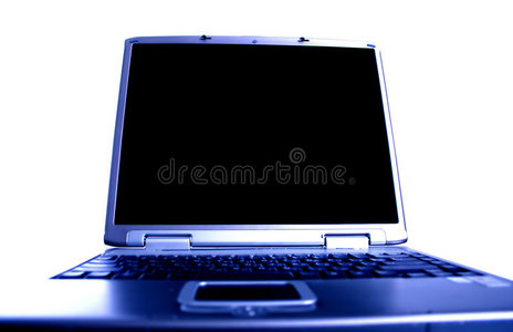 笔记本电脑蓝色调