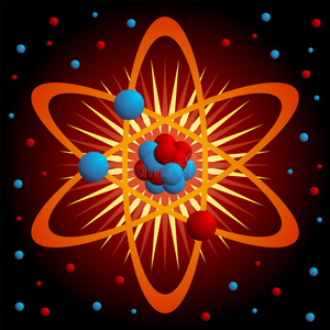 微观能量原子照片