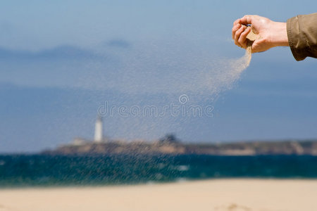 沙子的流动
