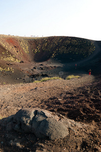 埃特纳火山口图片