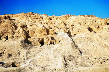 历史 埃及 沙漠 山谷 天空 国王 岩石 坟墓 旅行 法老