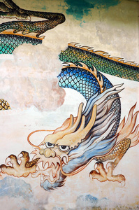 龙壁画图片