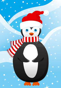 害羞小企鹅图片