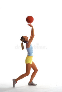 篮球运动女孩
