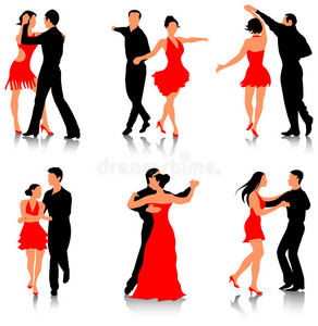 曳步舞插画-曳步舞手绘-曳步舞卡通图-摄图新视界