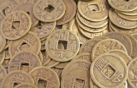 中国古代钱币堆