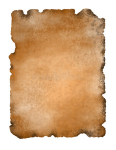 孤立的古代羊皮纸图片