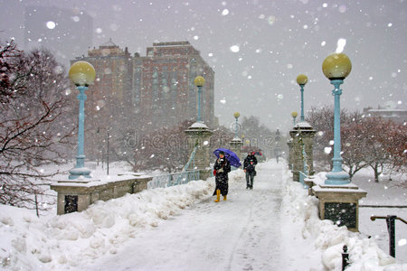 波士顿冬季