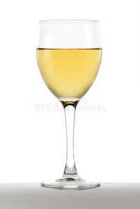 一杯白葡萄酒