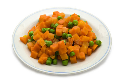 胡萝卜青豆