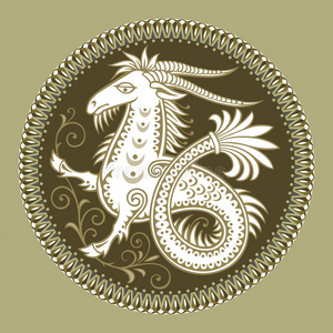 摩羯座标志图片