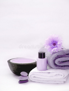 紫色温泉静物