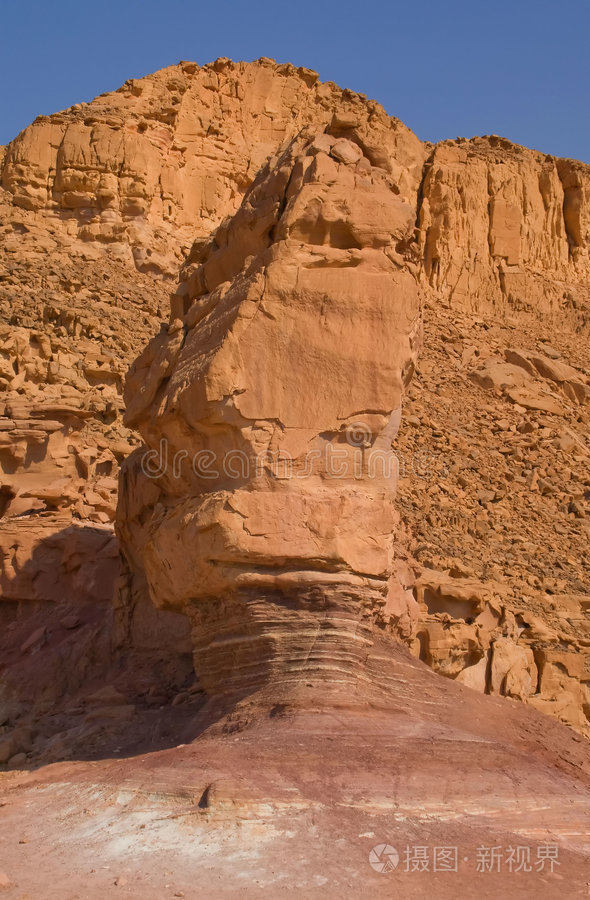 以色列蒂姆纳公园的岩石