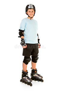年轻滑冰运动员