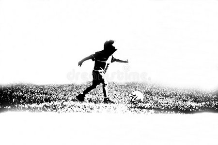 儿童足球运动员