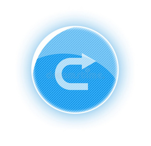 返回蓝色按钮照片