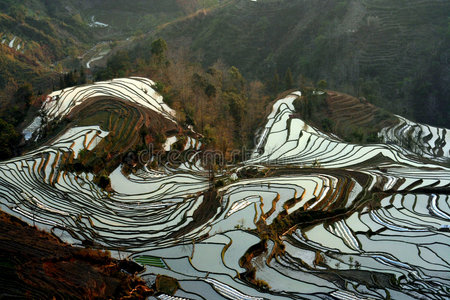 梯田变形