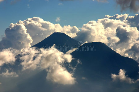 危地马拉的火山