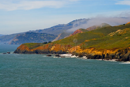 马林县海岸