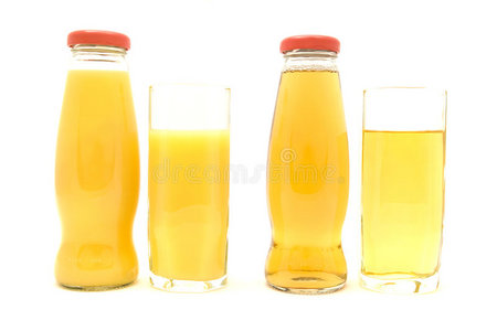 橙汁和苹果汁